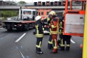 VU Auffahrunfall A 3 Rich Oberhausen kurz vor AS Koeln Dellbrueck P169